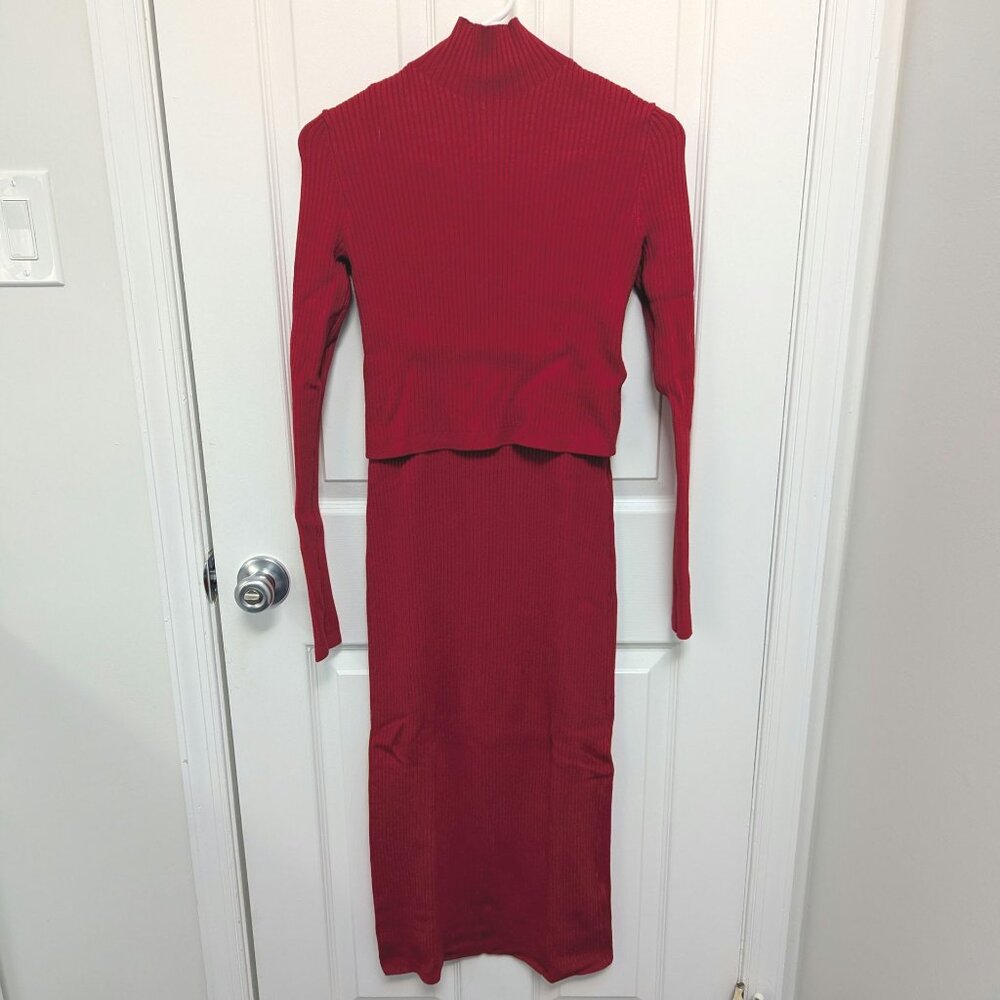 Seraphine Grazia two piece maternity/nursing sweater dress US 2